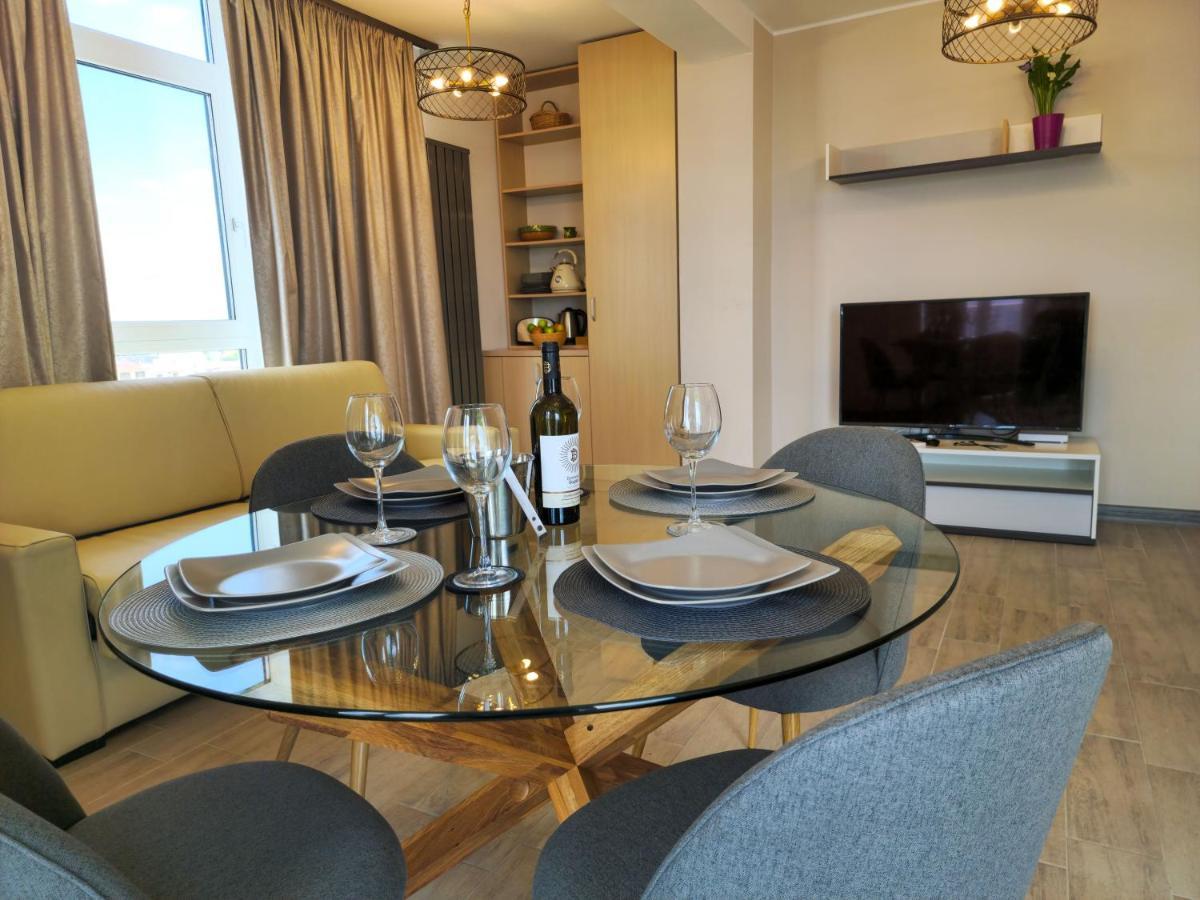 Panoramic Aparthotel Pool & Spa Mamaia Nord Navodari Ngoại thất bức ảnh