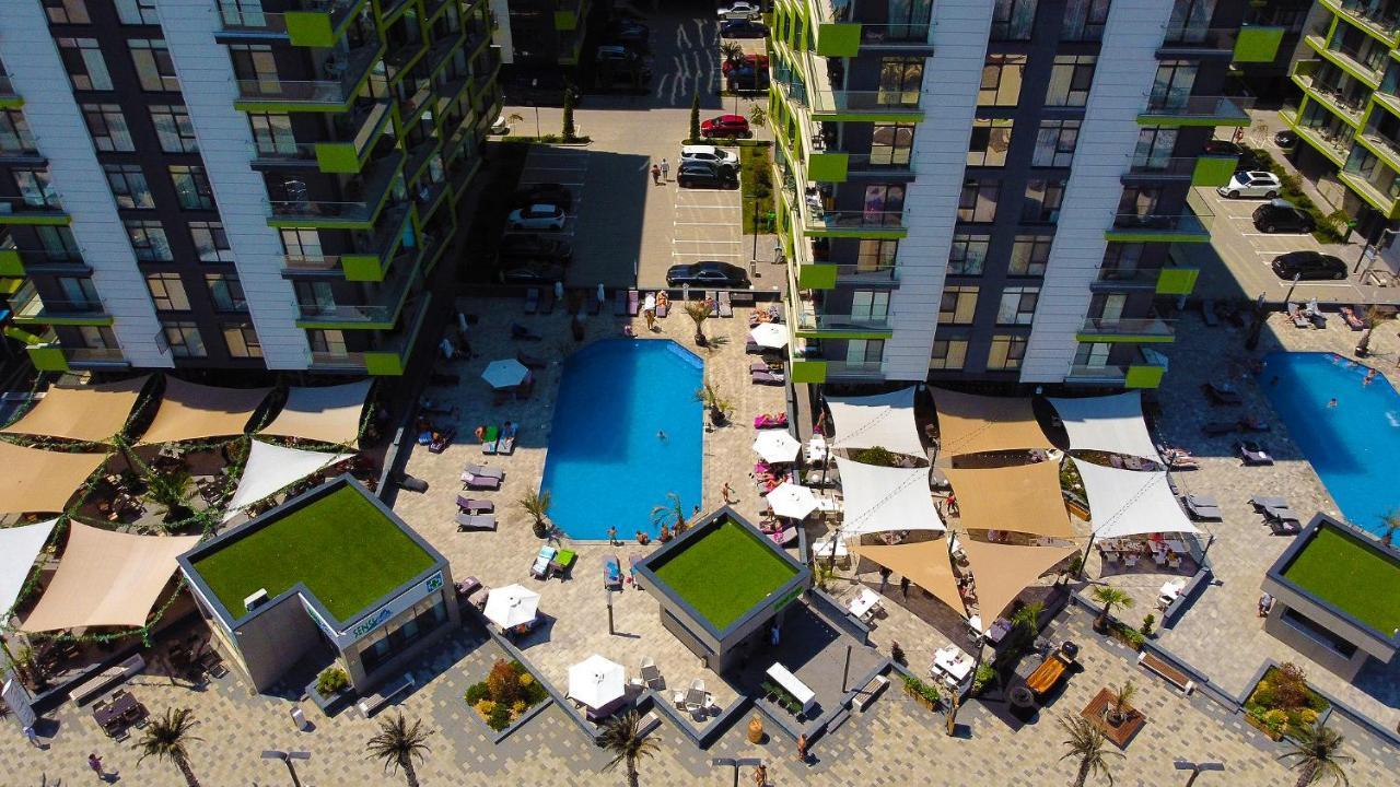 Panoramic Aparthotel Pool & Spa Mamaia Nord Navodari Ngoại thất bức ảnh