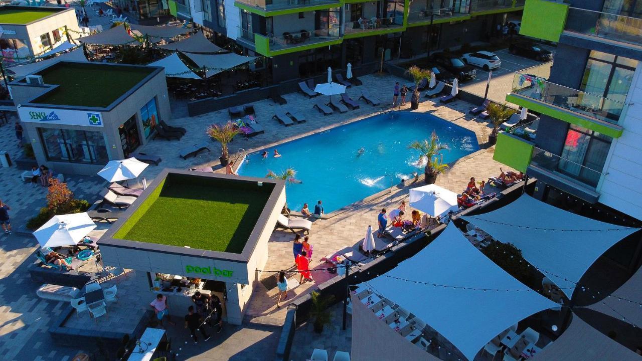 Panoramic Aparthotel Pool & Spa Mamaia Nord Navodari Ngoại thất bức ảnh